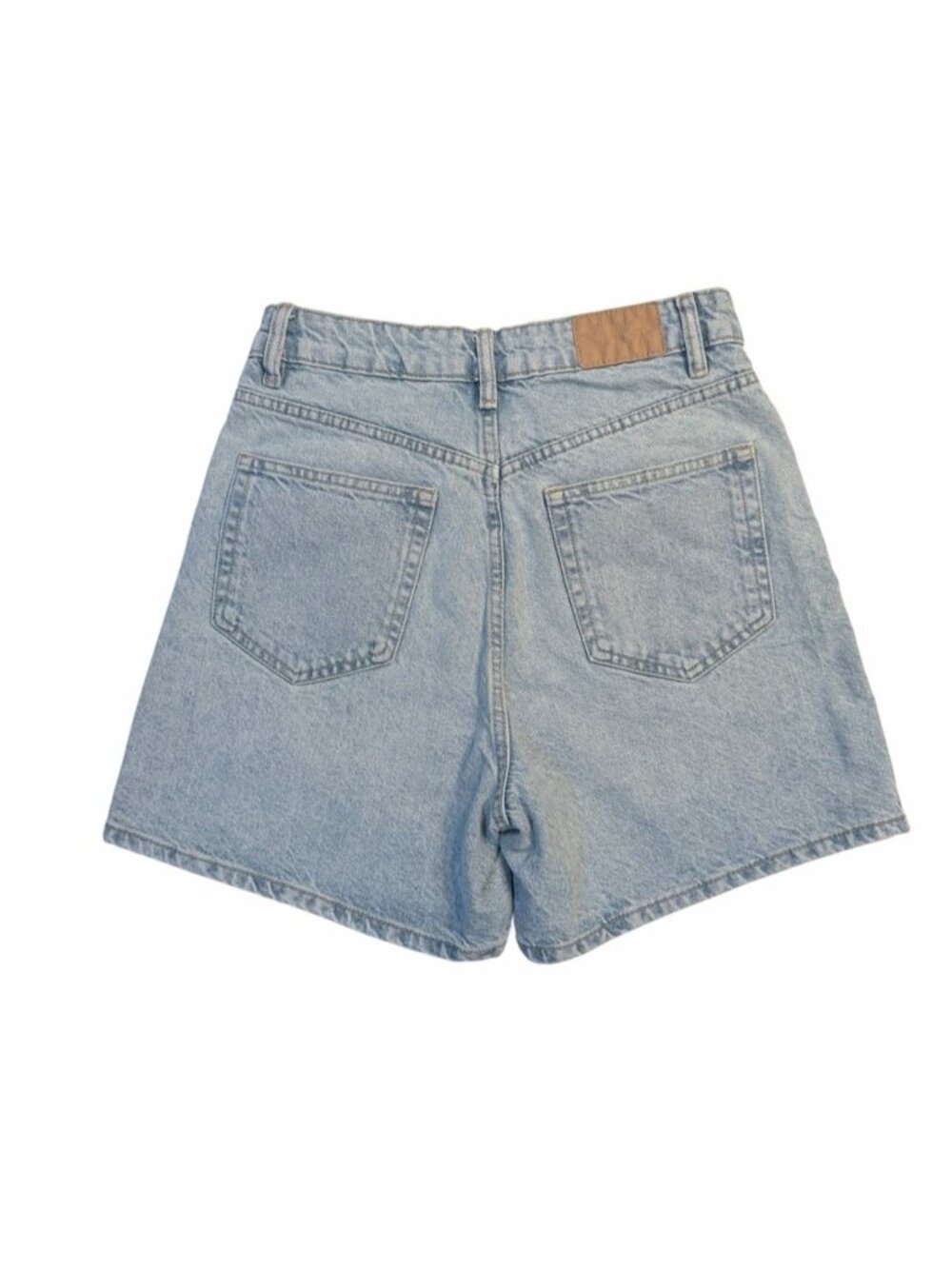 Light Blue High-Rise Denim Shorts - Picture 2 of 3